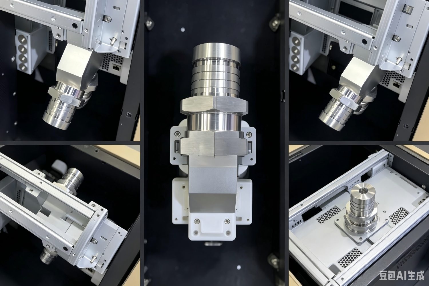 Custom Stainless Steel Precision Machined Liquid Cooling Quick Disconnect Connector