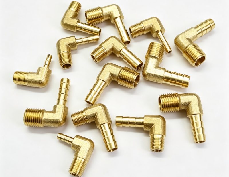 Brass Hose Barb Fittings | Custom CNC Machined Barb Hose Connectors