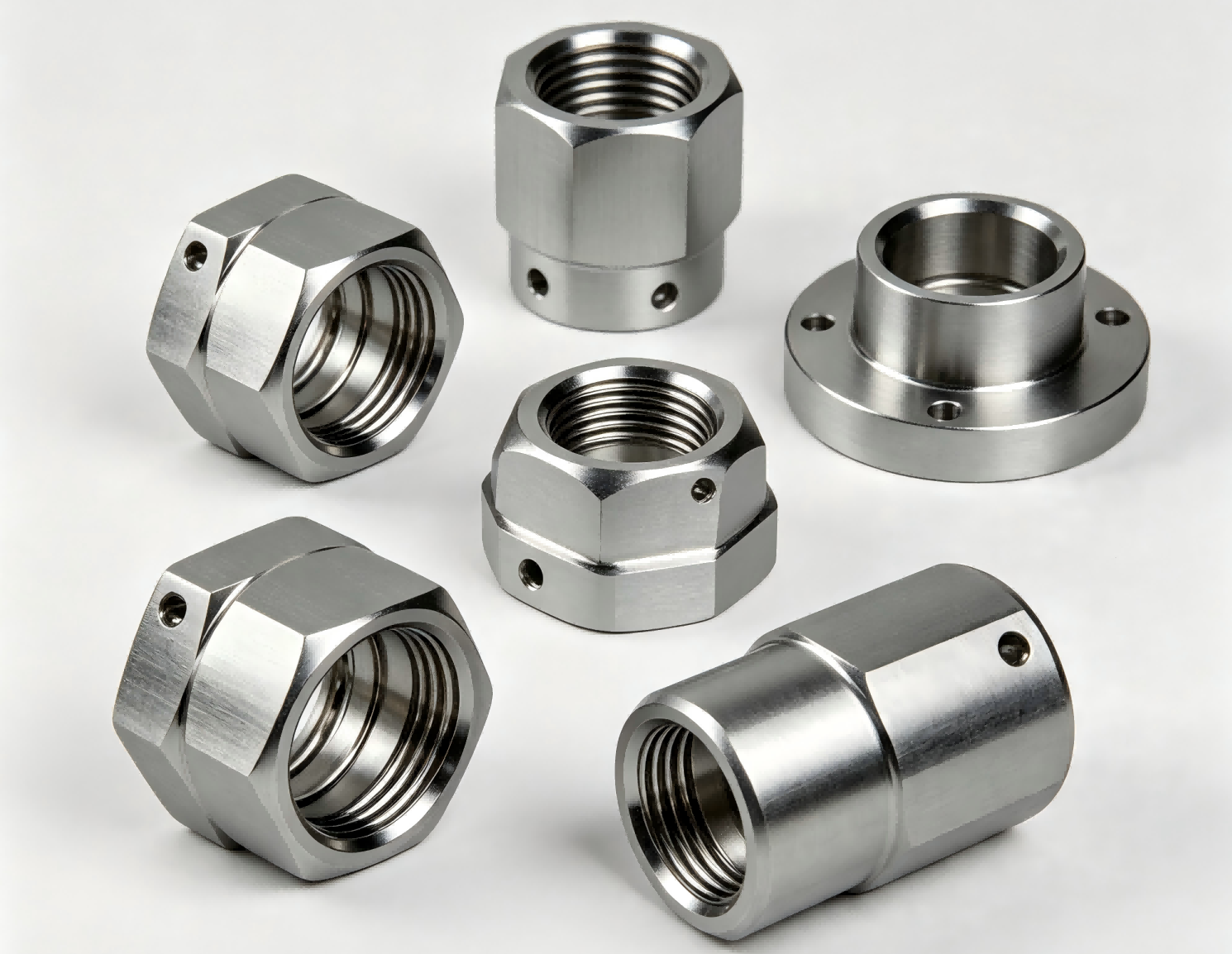 Custom Stainless Steel Hex Threaded Fitting